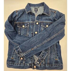 Gap Denim Jacket S For Adults With Button Front & Pockets